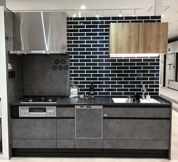 キッチン リフィット I型（壁付け）レイアウト ディープグレー SK4498